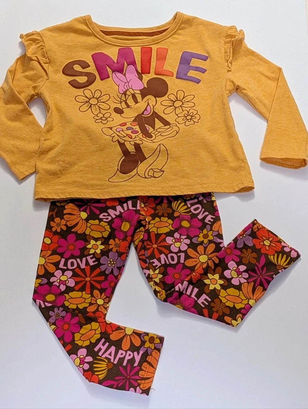 DISNEY JUNIOR, Minnie Mouse 3 Piece Set,      Size 2T